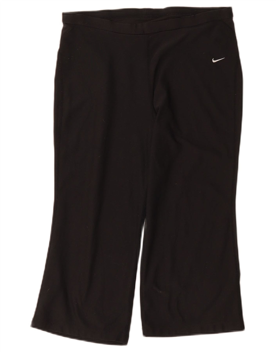 Nike Damen Capri-Trainingshose UK 12 Medium Schwarz