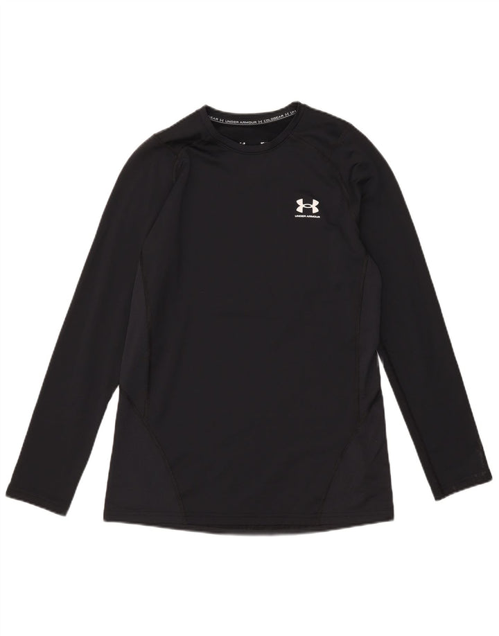 Under Armour Herren Cold Gear Top Langarm Medium Schwarz Polyester