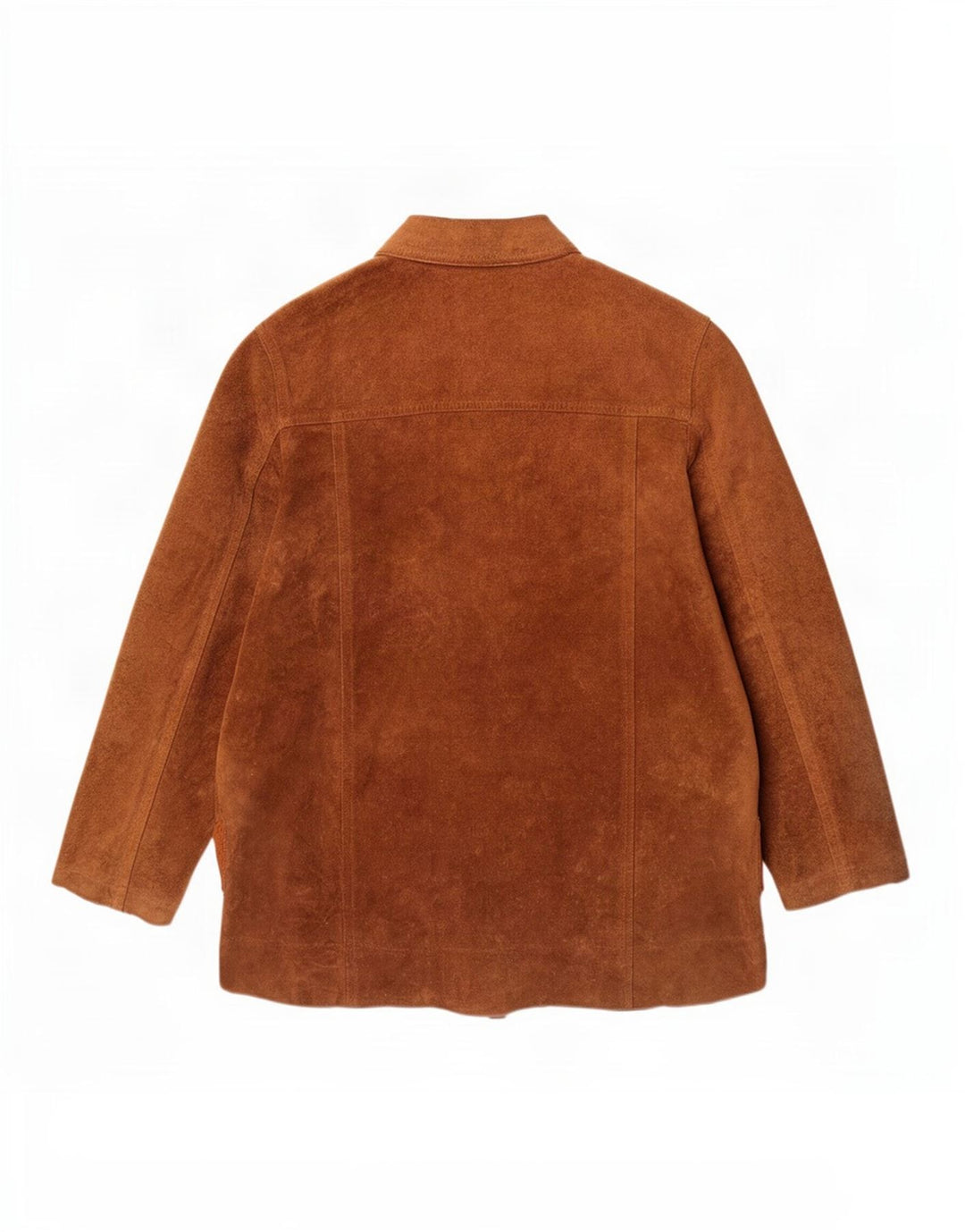 Privilegi Damen Wildlederjacke IT 46 Großes braunes Leder