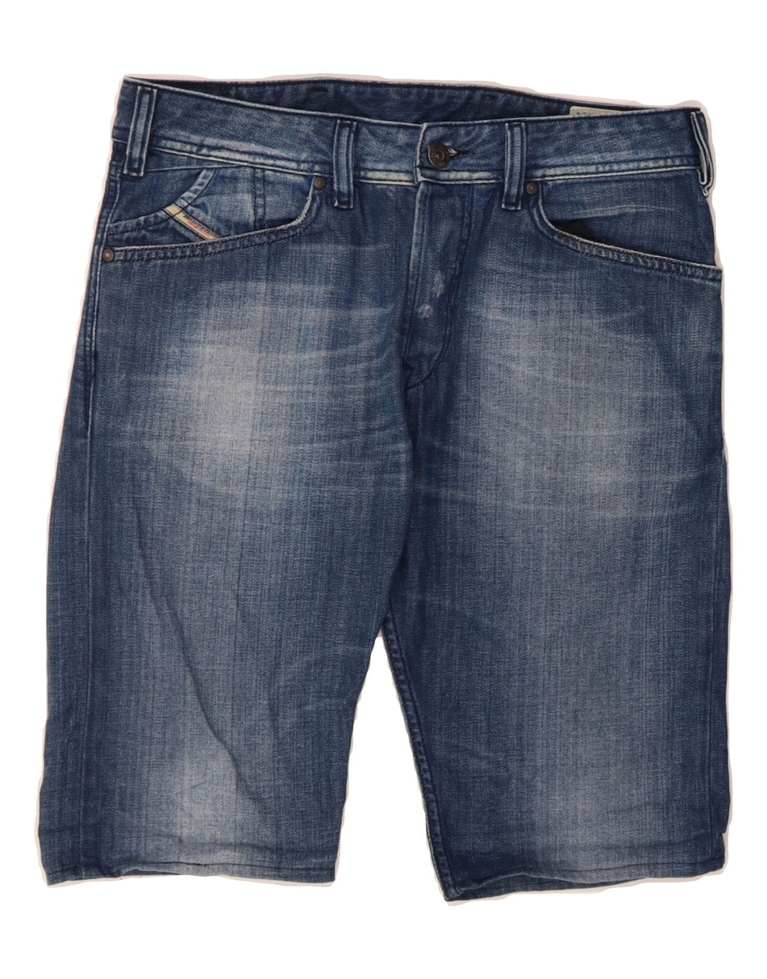 DIESEL Mens Kander Denim Shorts W29 Small Blue Cotton Vintage Diesel and Second-Hand Diesel from Messina Hembry 