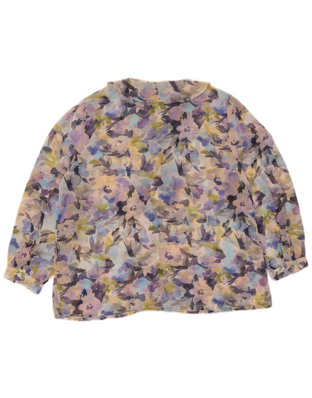 Durchsichtige Damen-Hemdbluse von French Connection, Größe S, mehrfarbig, UK 10