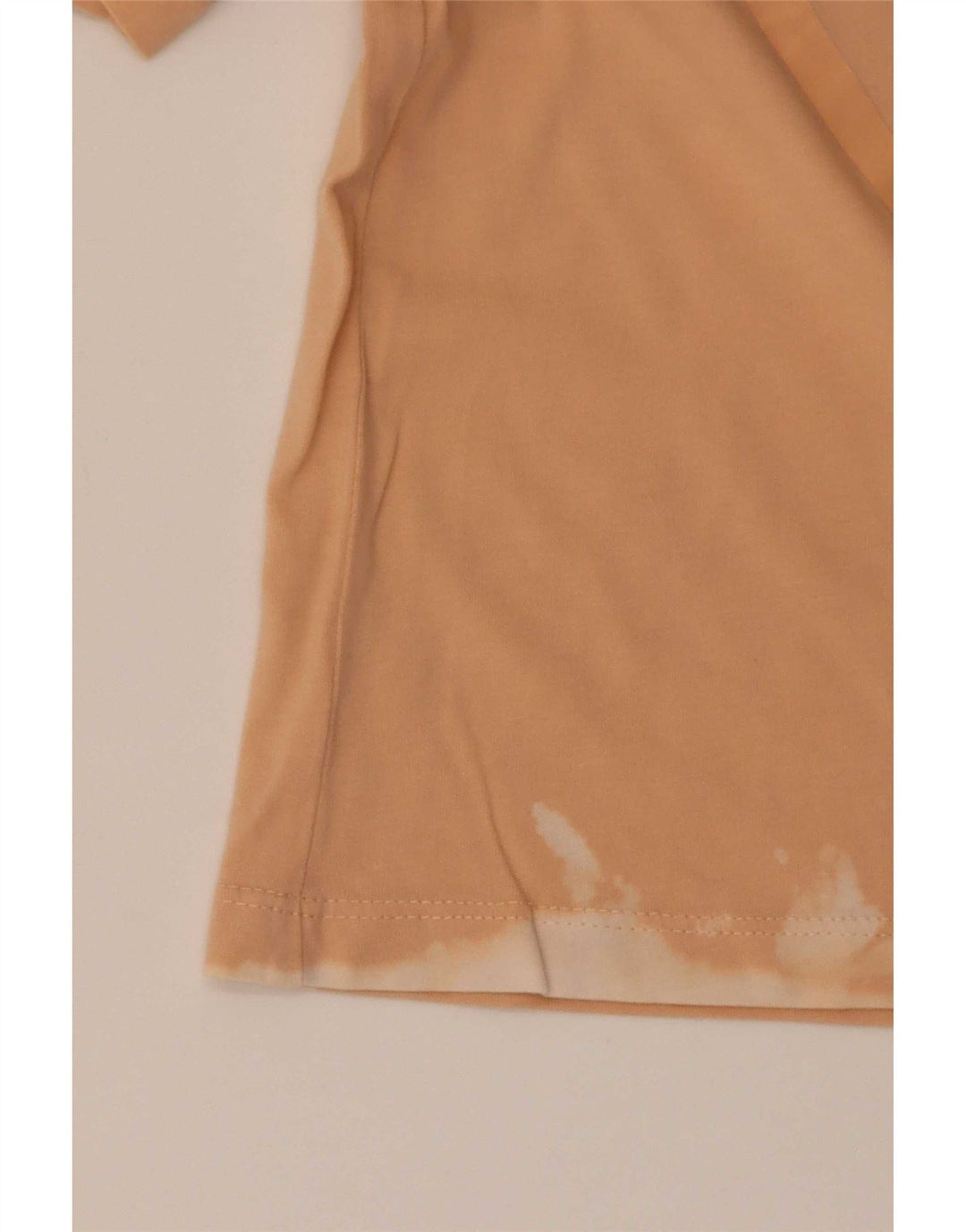 Guess Damen Crop Graphic T-Shirt Top UK 12 Medium Orange