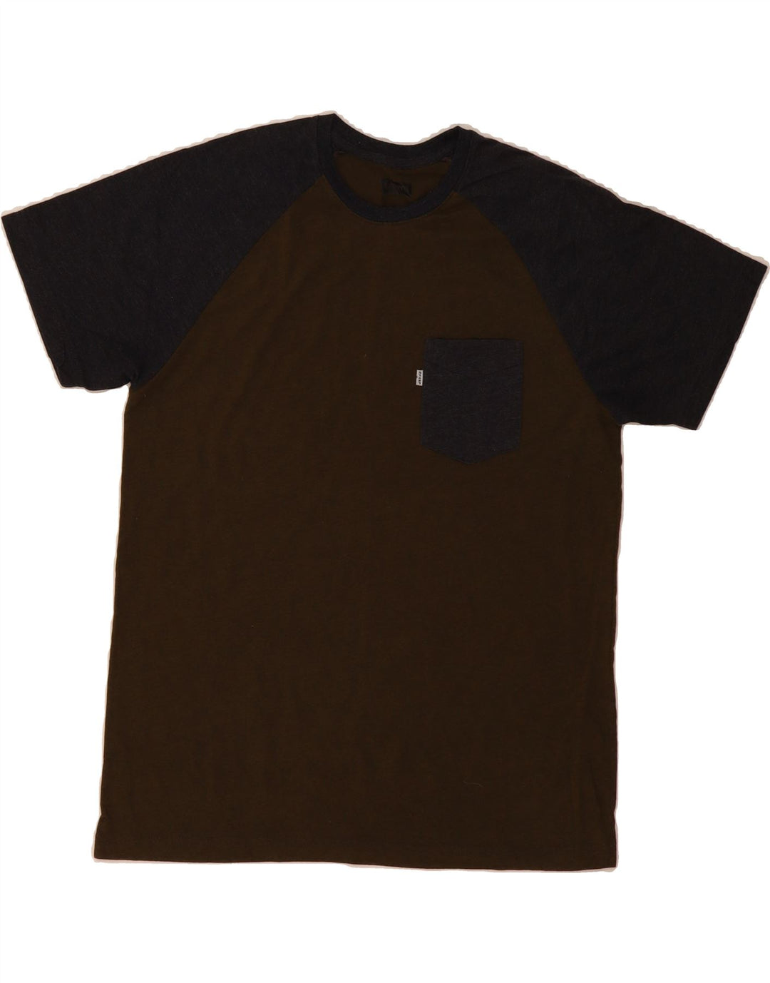 LEVI'S Mens T-Shirt Top Large Brown Colourblock Vintage Levi's and Second-Hand Levi's from Messina Hembry 