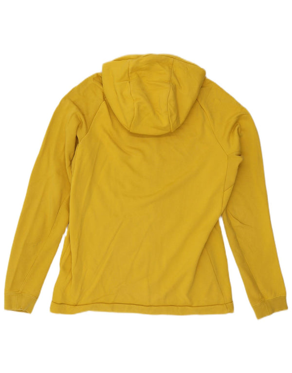 Nike Herren-Kapuzenpullover mit Reißverschluss, mittelgelbe Baumwolle