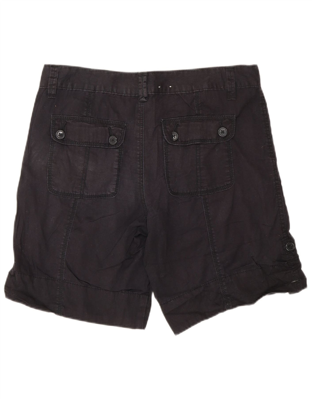 CALVIN KLEIN Damen Cargoshorts US 6 Medium W30 Schwarze Baumwolle