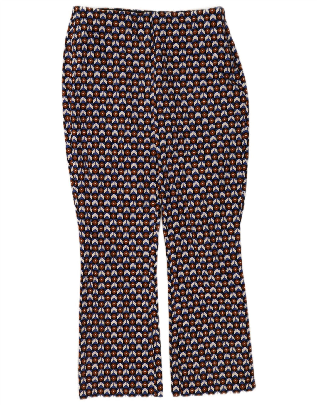 Zara Damen-Hose, mittelgroß, W28, L26, mehrfarbig, geometrisch