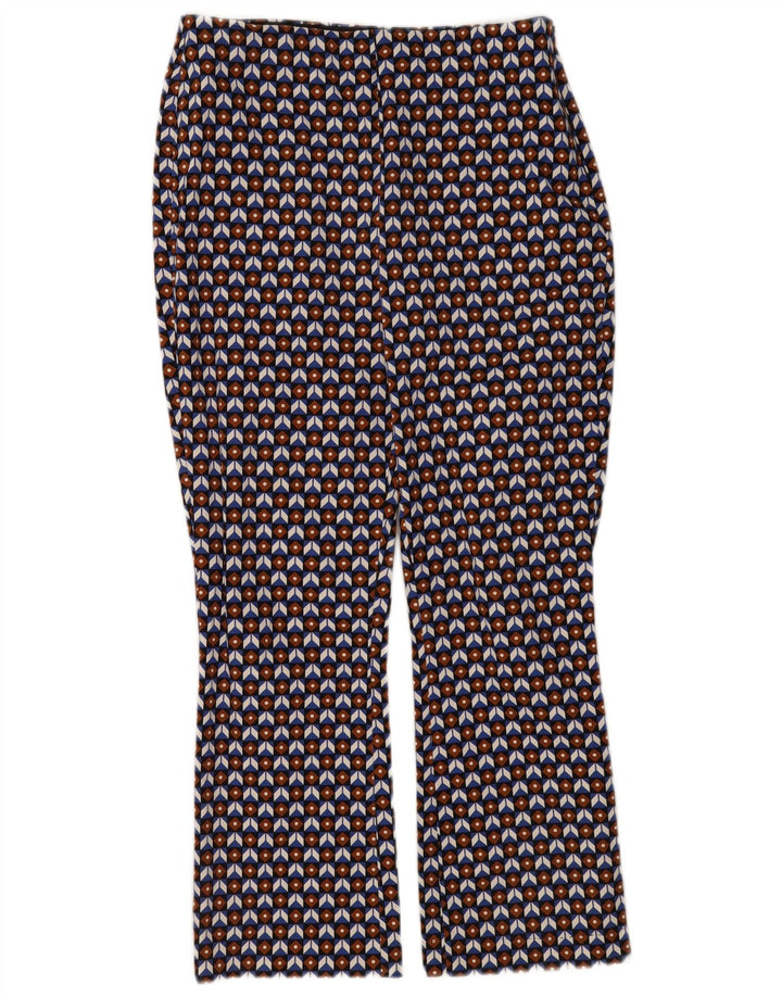 Zara Damen-Hose, mittelgroß, W28, L26, mehrfarbig, geometrisch