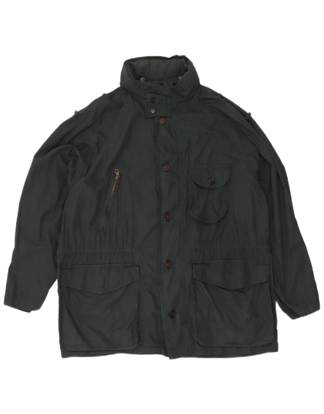 Brooksfield Herren-Utility-Jacke mit Kapuze IT 50 Large Grün
