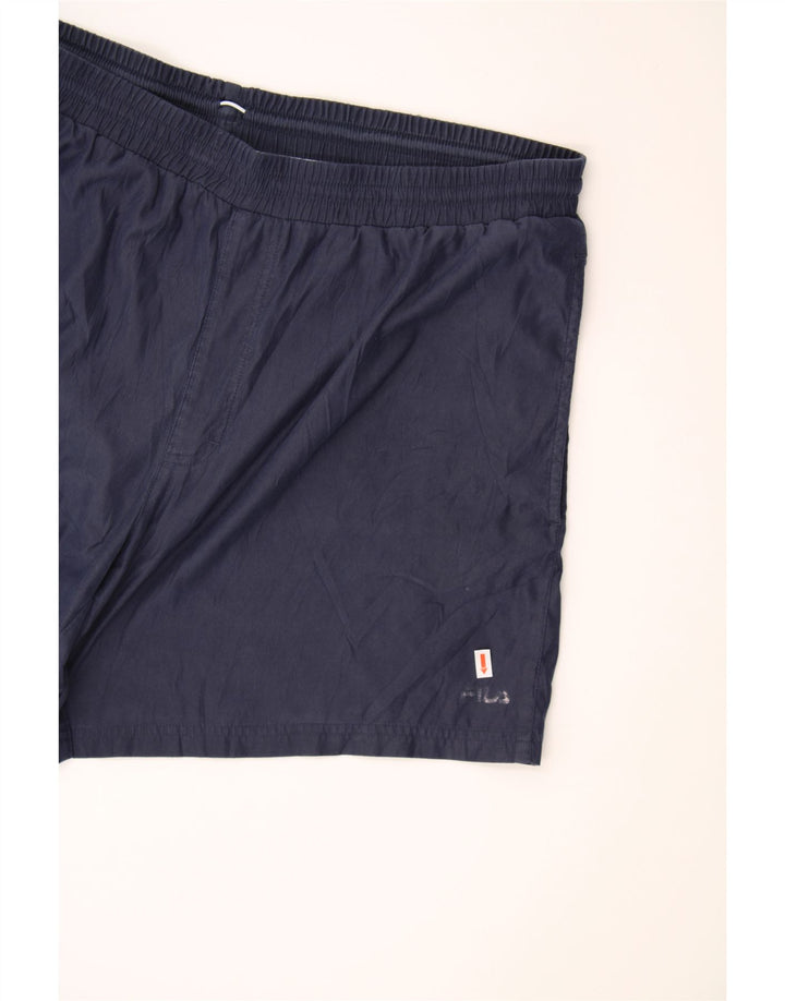 FILA Mens Swimming Shorts Large Navy Blue Vintage Fila and Second-Hand Fila from Messina Hembry 