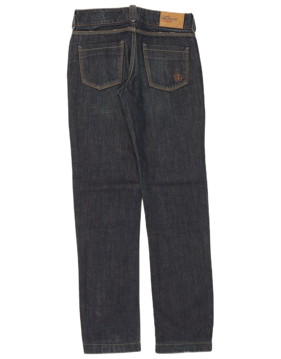 Tommy Hilfiger Damen Straight Jeans W27 L34 Blaue Baumwolle