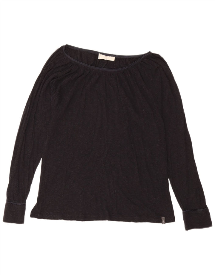 Marlboro Classics Damen Top Langarm UK 16 Large Schwarz