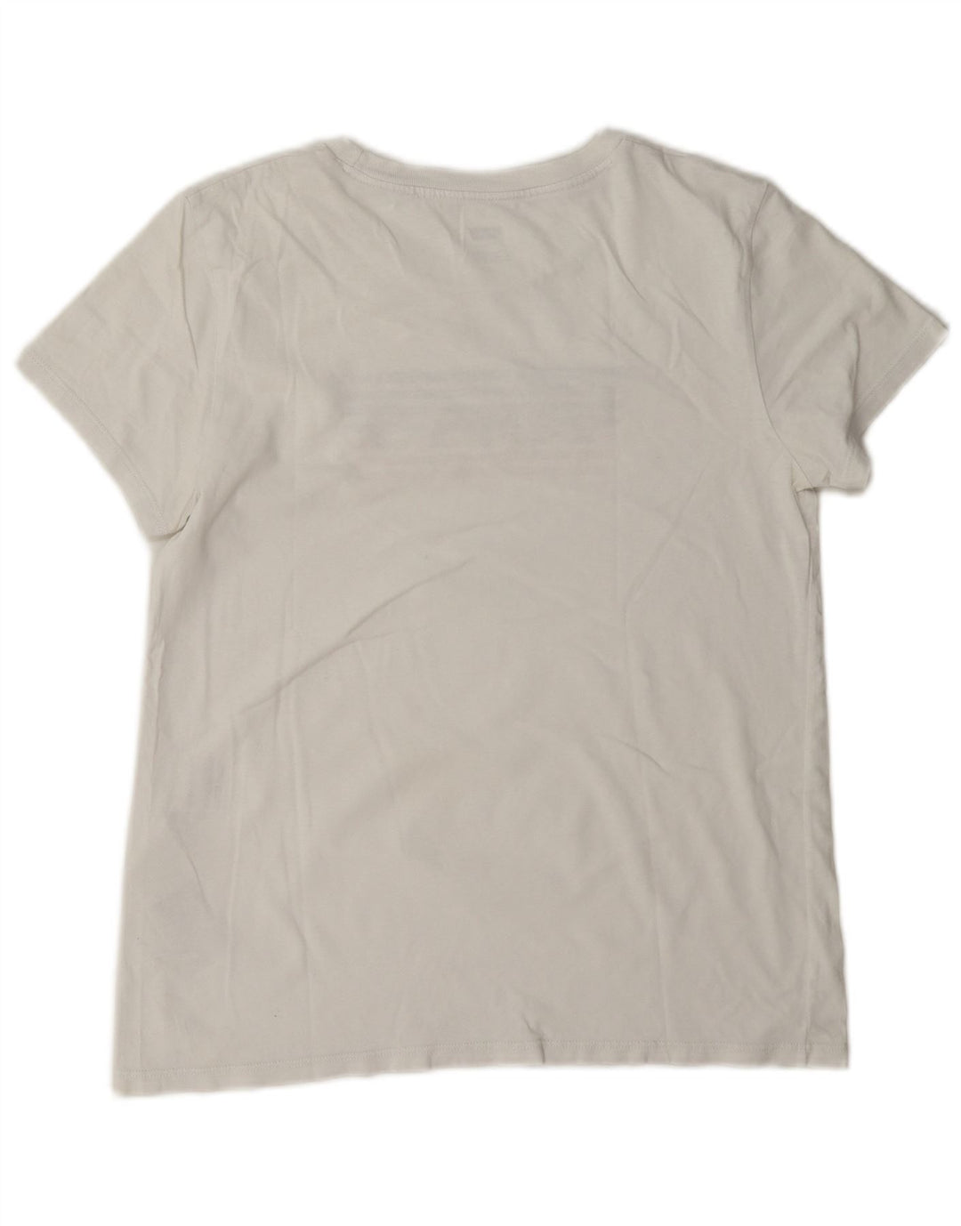 Levi's Damen-T-Shirt mit Grafik, UK 14, mittelweiße Baumwolle
