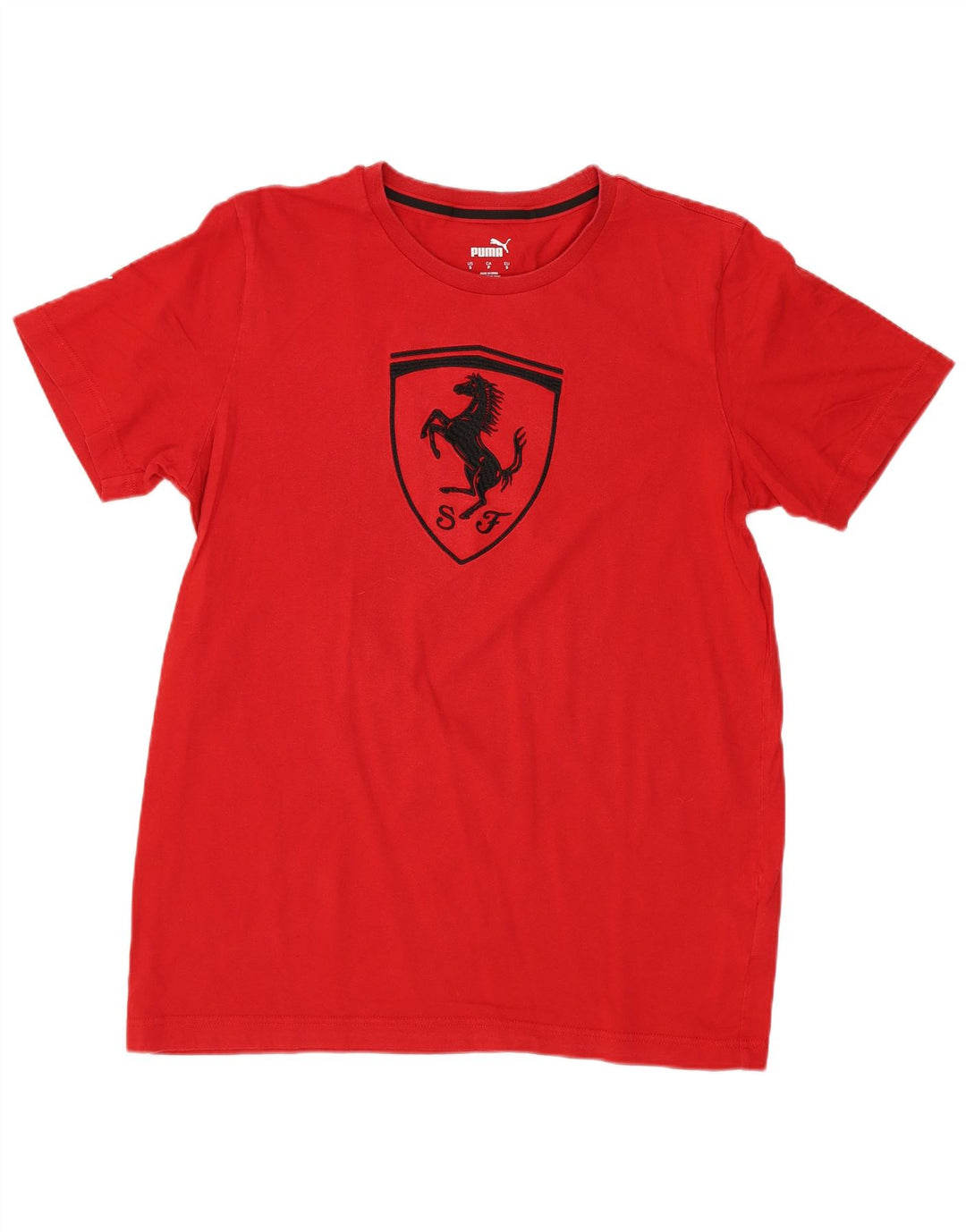 PUMA Herren Ferrari Graphic T-Shirt Top Small Rot