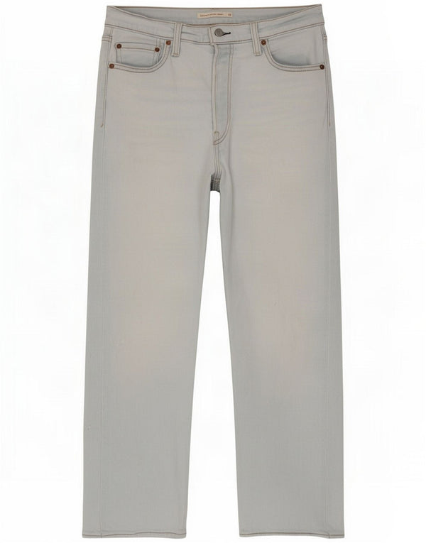 Levi's Damen Ribcage Straight Jeans W29 L27 Blaue Baumwolle