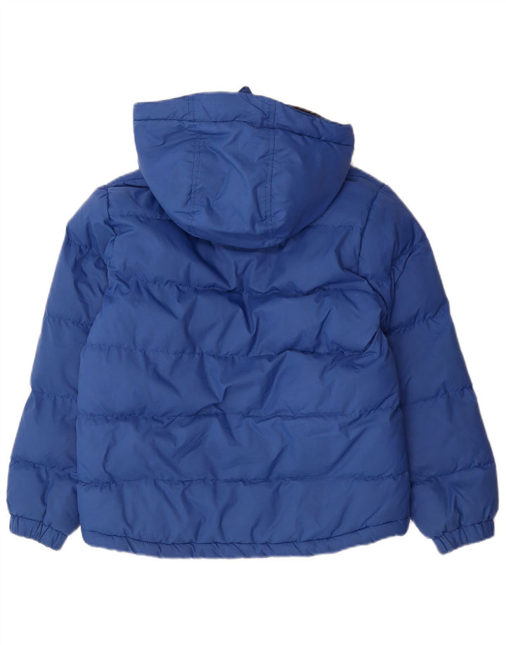 Timberland Jungen wattierte Jacke mit Kapuze, 9–10 Jahre, blaues Polyester