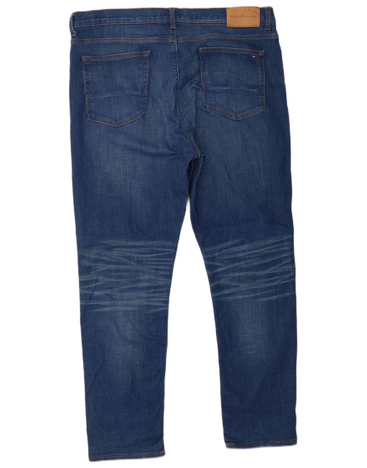 Tommy Hilfiger Mens Bleecker Slim Jeans W40 L32 Blue Cotton