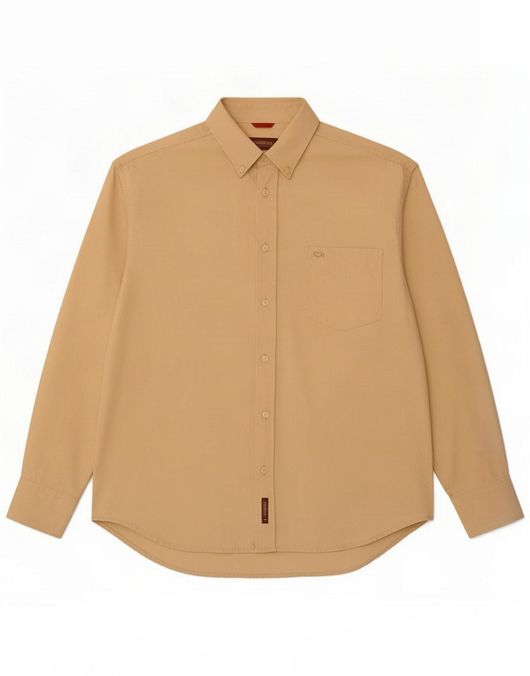 Carrera Herrenhemd Large Beige Cotton