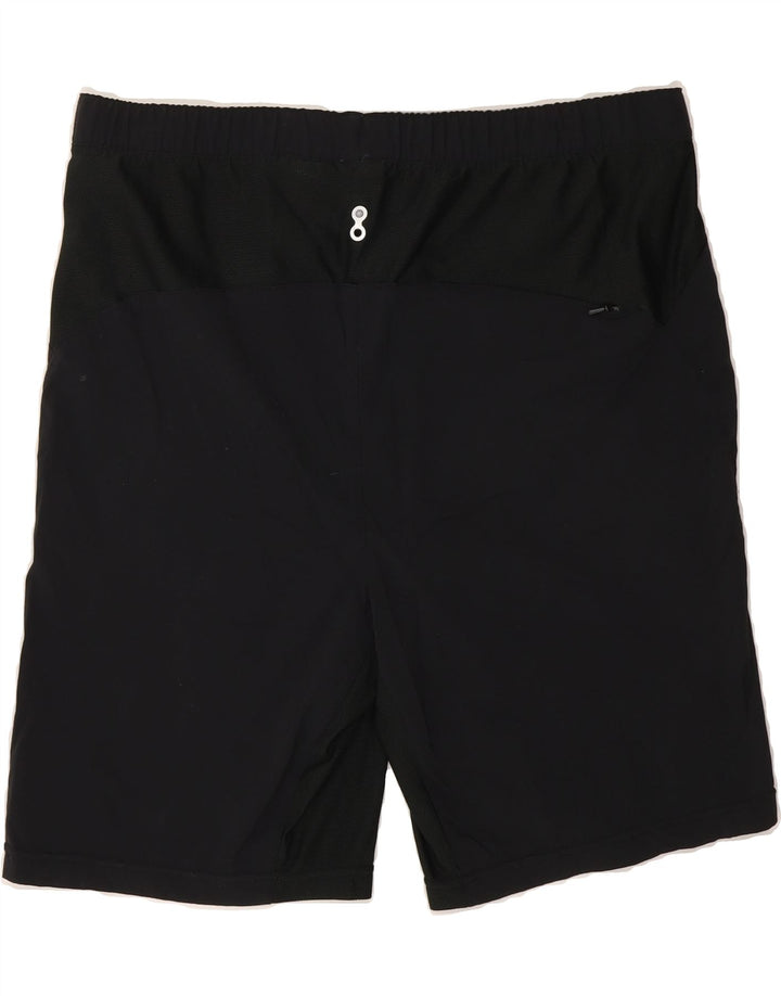NIKE Mens Sport Shorts Small Navy Blue Colourblock Polyester Vintage Nike and Second-Hand Nike from Messina Hembry 