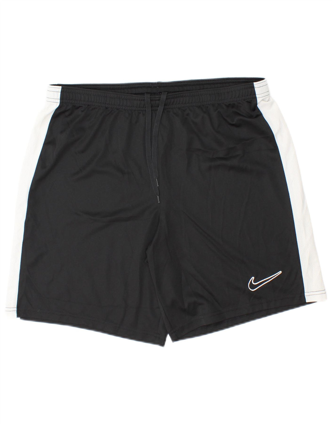 NIKE Herren Dri Fit Slim Fit Sportshorts, groß, schwarzes Farbblock-Polyester