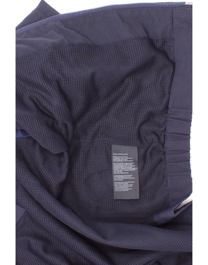 Tommy Hilfiger Jungen-Bomberjacke mit Grafik, 3–4 Jahre, marineblaues Polyester