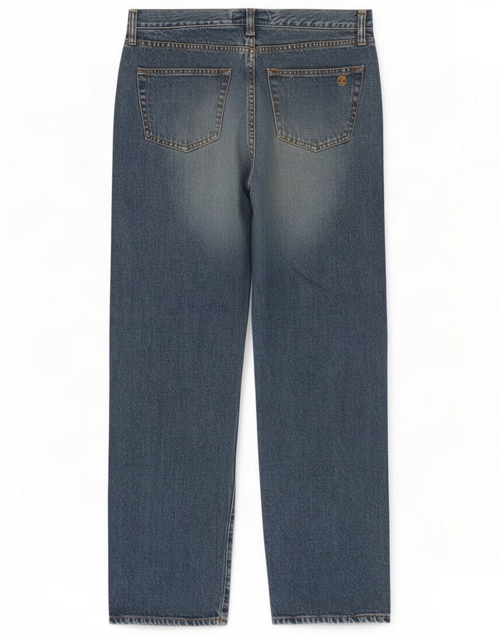 Timberland Damen Straight Jeans US 6 Medium W30 L30 Blau
