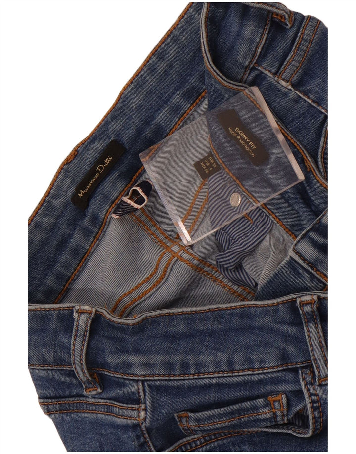 Massimo Dutti Damen Skinny Jeans EU 38 Small W28 L28 Blau