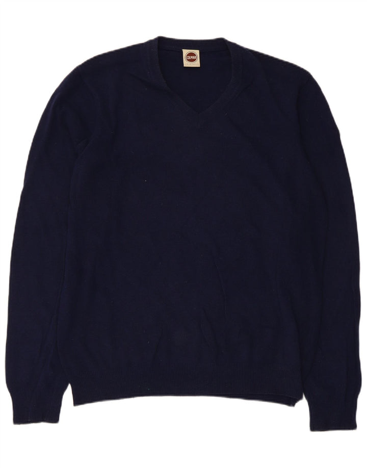 Colmar Damen-Pullover mit V-Ausschnitt, Gr. 16, Marineblau