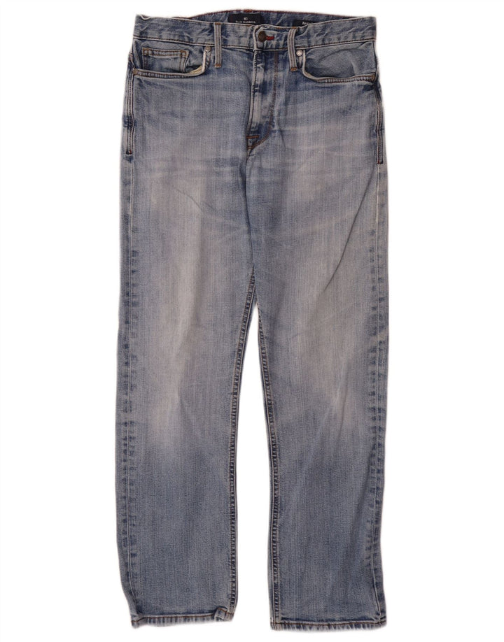 Marks & Spencer Herren Blue Harbor Regular Straight Jeans W30 L29 Baumwolle