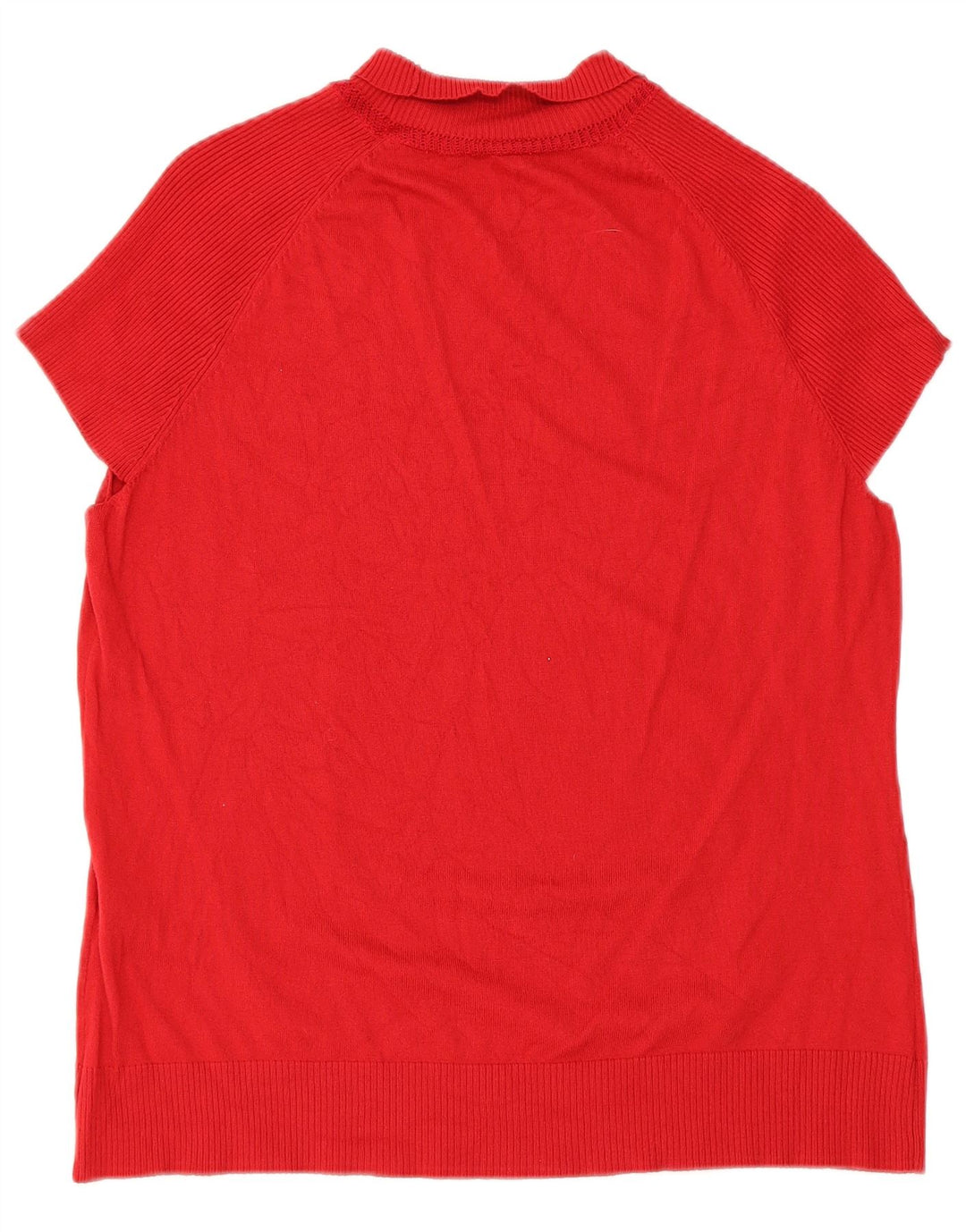ELENA MIRO Damen-Blusenoberteil, normal, UK 14, mittelrote Viskose