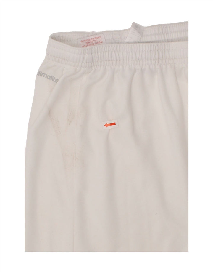 ADIDAS Boys Climalite Sport Shorts 13-14 Years White Polyester Vintage Adidas and Second-Hand Adidas from Messina Hembry 
