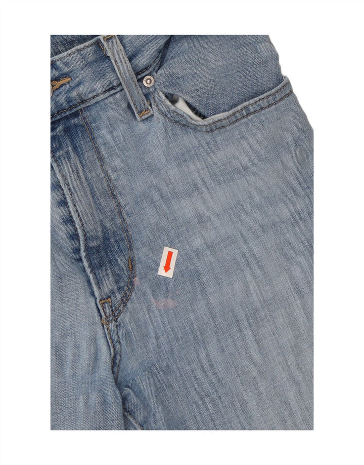LEVI'S Damen Straight Jeans W29 L32 Blaue Baumwolle