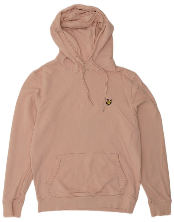 Lyle & Scott Herren-Kapuzenpullover aus Baumwolle in Mittelrosa