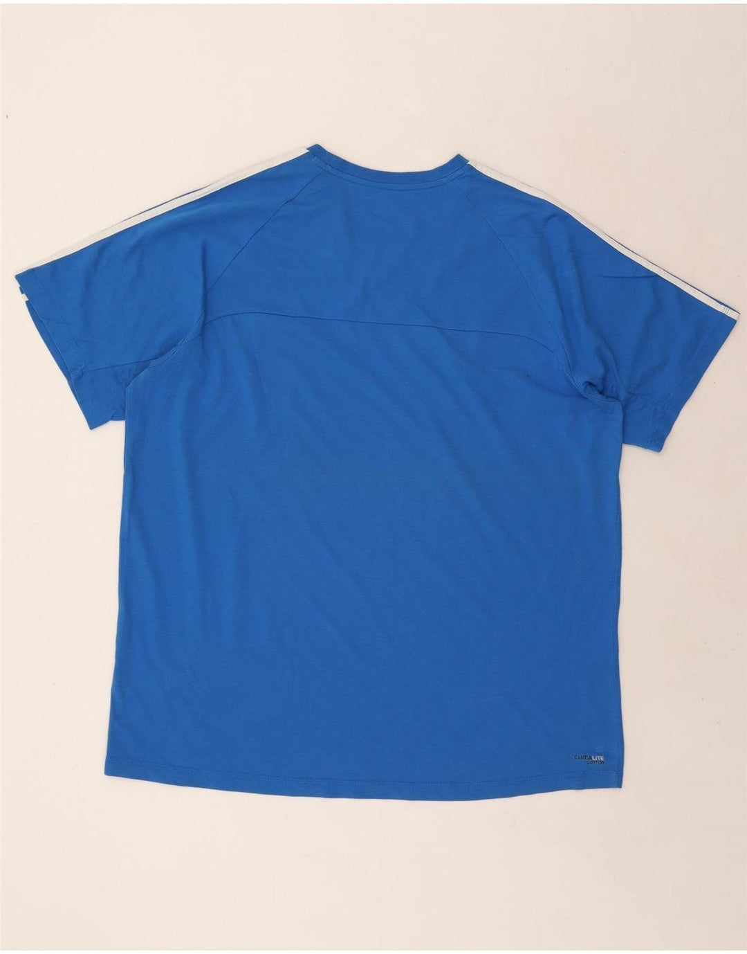 Adidas Herren T-Shirt Top 2XL Blau Baumwolle