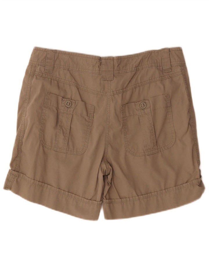 Marks & Spencer Damen Cargoshorts UK 12 Medium W32 Khaki Baumwolle