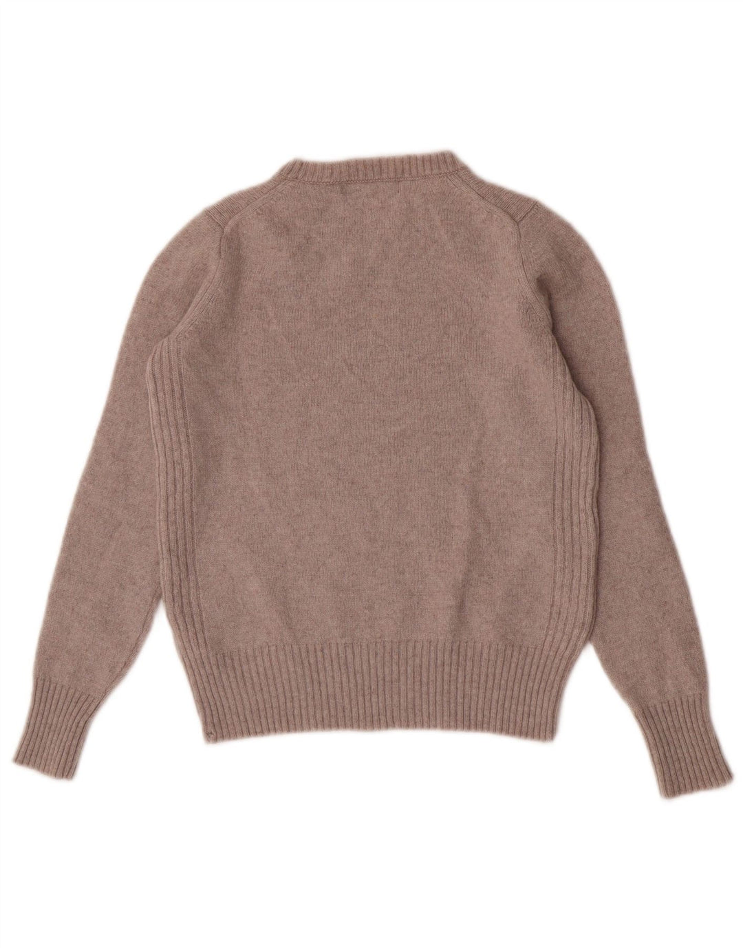 Marks & Spencer Petite Damen-Pullover mit Rundhalsausschnitt, Gr. 10, Größe S, Beige