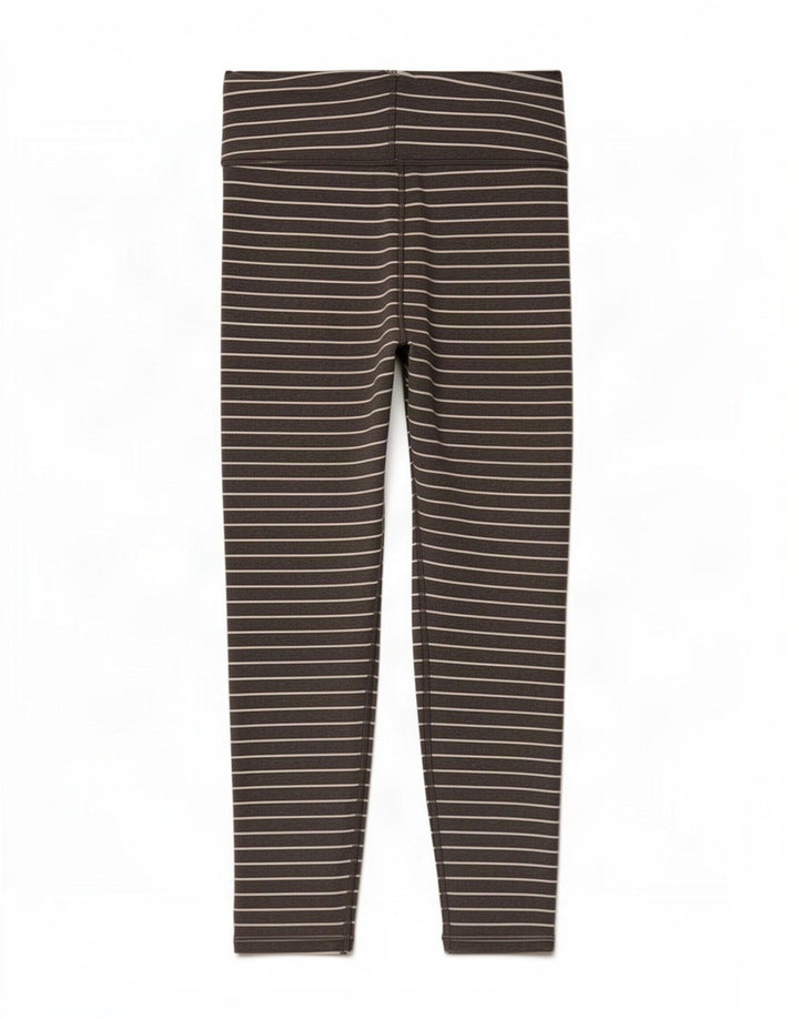 Gap Damen Leggings UK 10 Small Grau Nadelstreifen