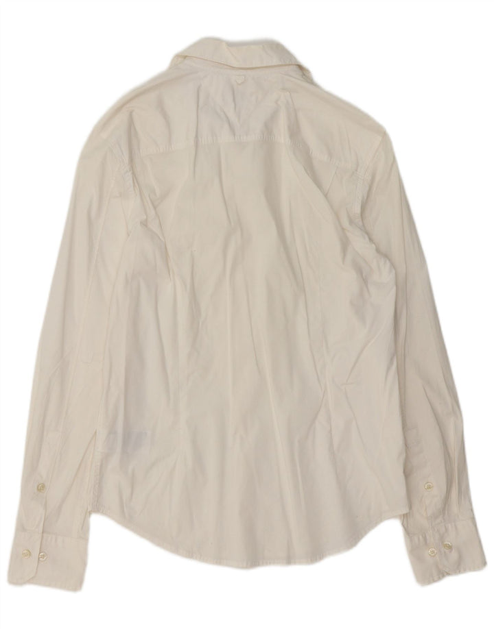 Tommy Hilfiger Herrenhemd Medium Off White Cotton