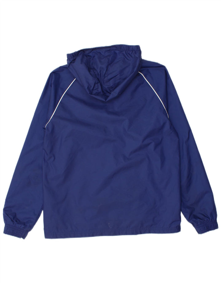 Adidas Regenjacke mit Kapuze für Jungen, 11–12 Jahre, marineblaues Nylon