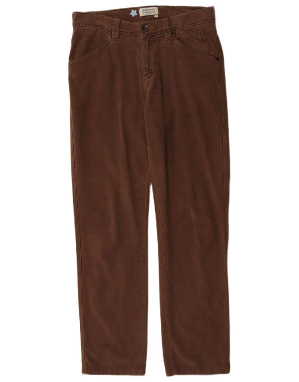 Jeckerson Damen James Straight Freizeithose W32 L29 Braune Baumwolle