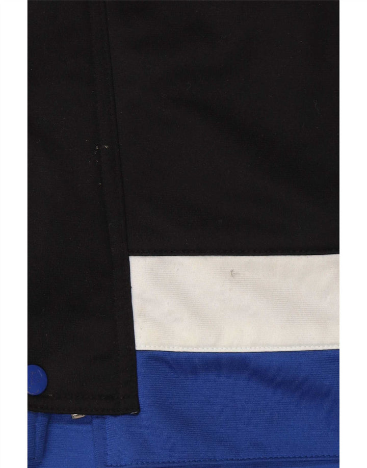 Champion Herren-Trainingsanzug-Oberteil mit USA-Grafik, Mittelschwarz, Farbblock
