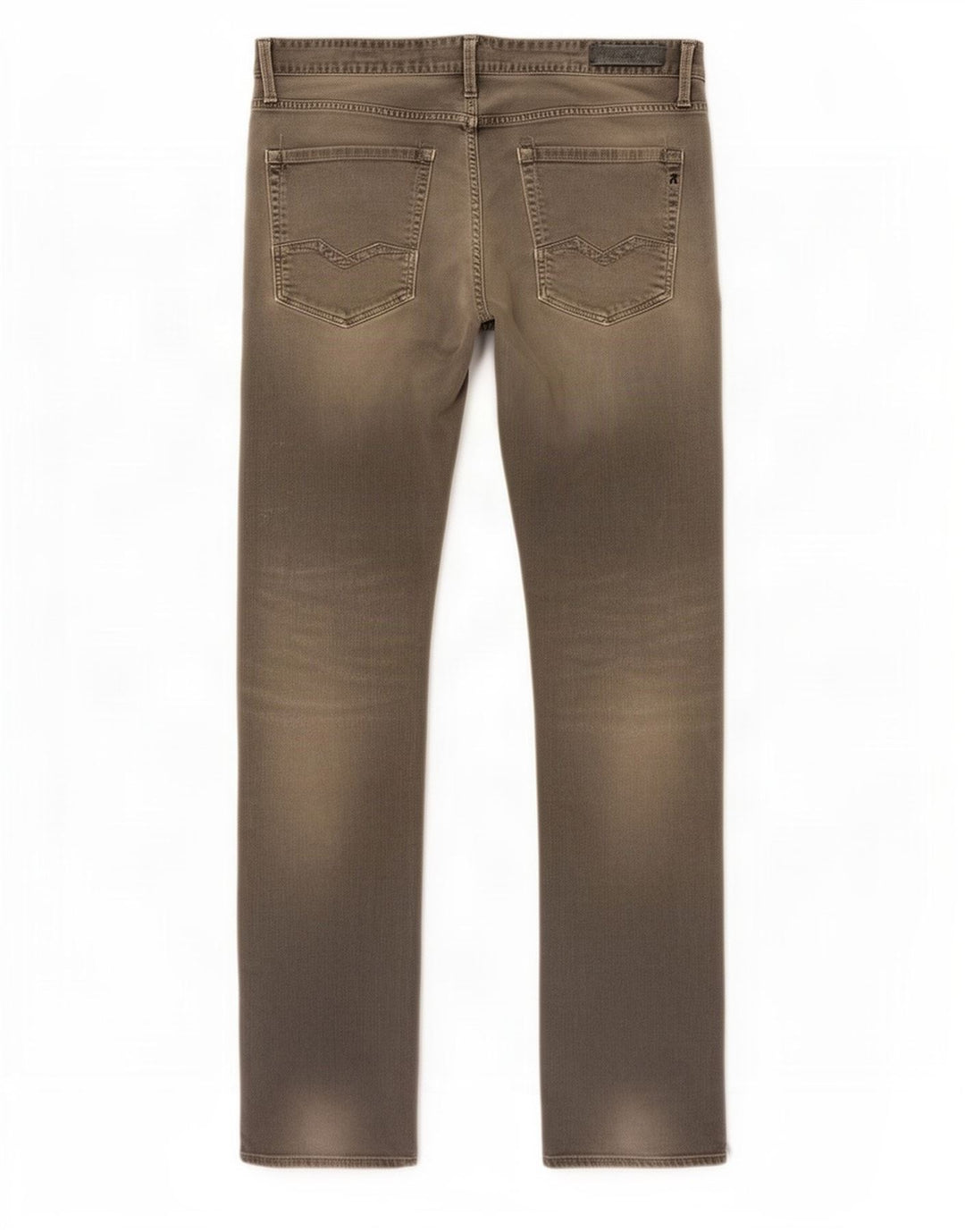 Replay Herren Waitom Slim Jeans W36 L36 Graue Baumwolle