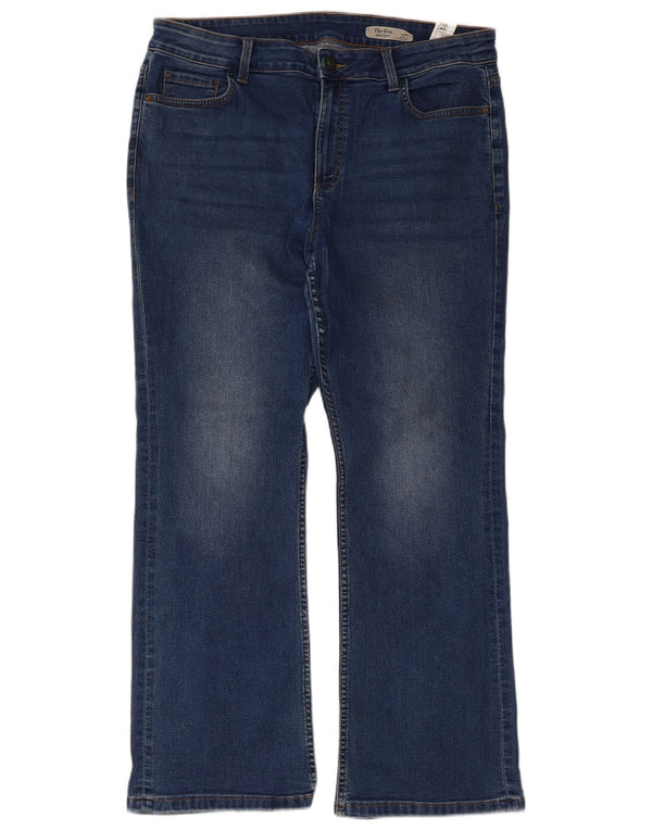 Marks & Spencer Damen The Eva Bootcut Jeans UK 16 Large W34 L28 Blau