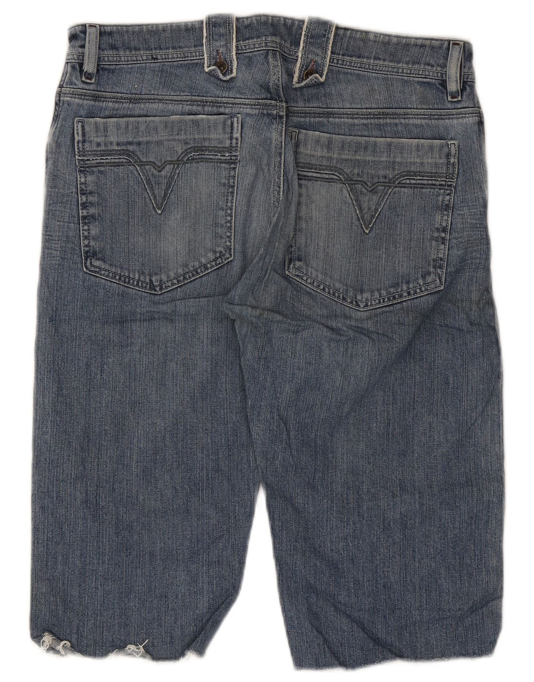 Diesel Herren Jeansshorts W31 mittelblaue Baumwolle