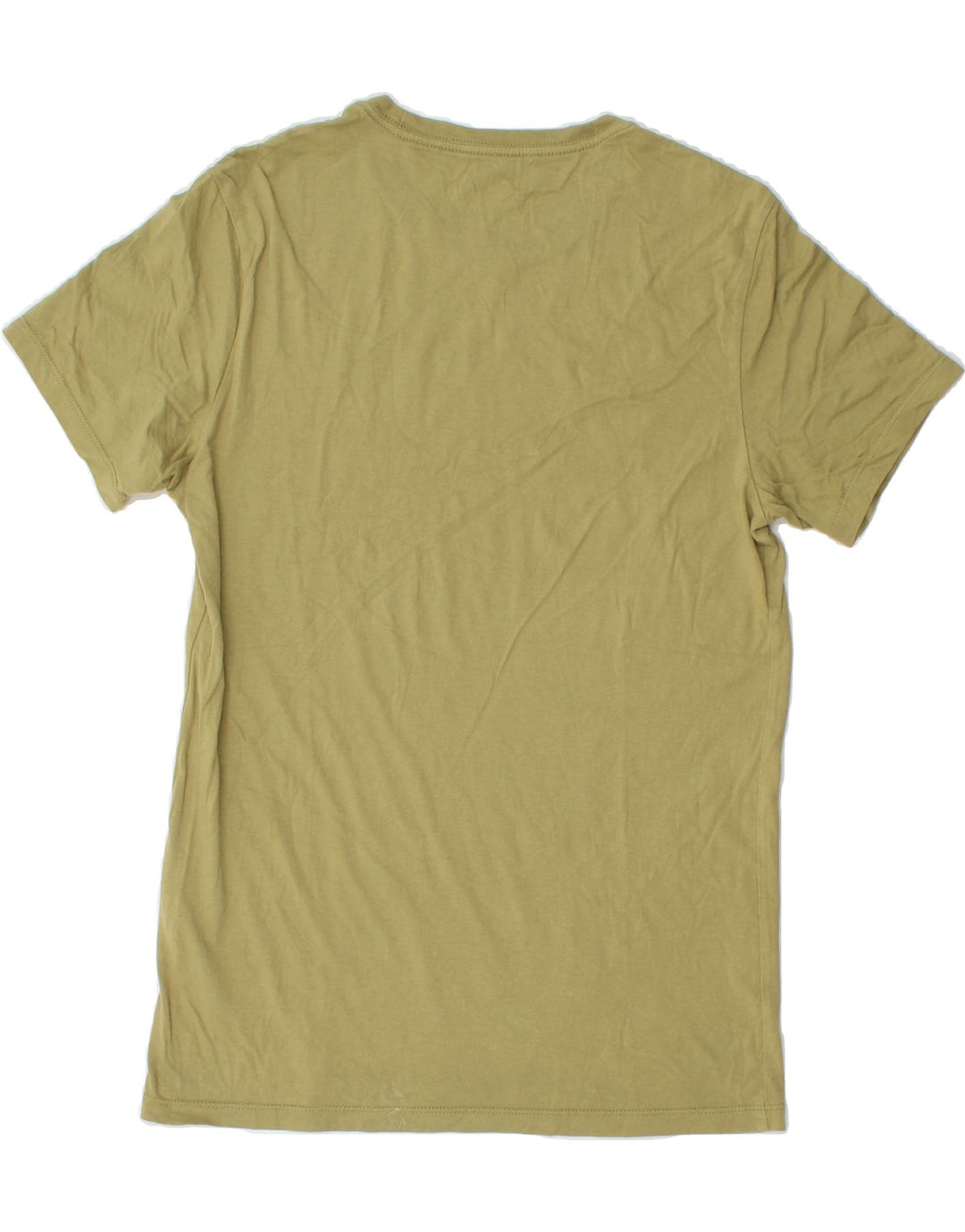 LEVI'S Mens Slim Graphic T-Shirt Top Medium Khaki Cotton Vintage Levi's and Second-Hand Levi's from Messina Hembry 