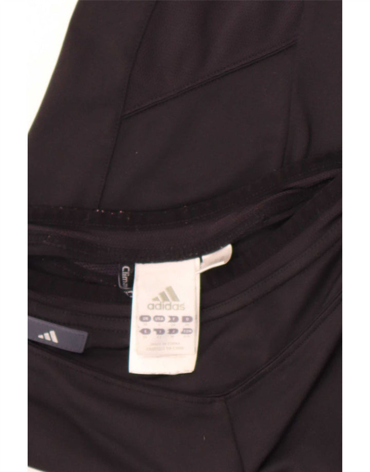 Adidas Damen Climacool Capri Leggings UK 10 Small Schwarz Polyamid