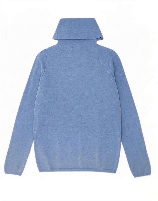 Marks & Spencer Rollkragenpullover für Damen, UK 16, Größe L, Blau, Acryl