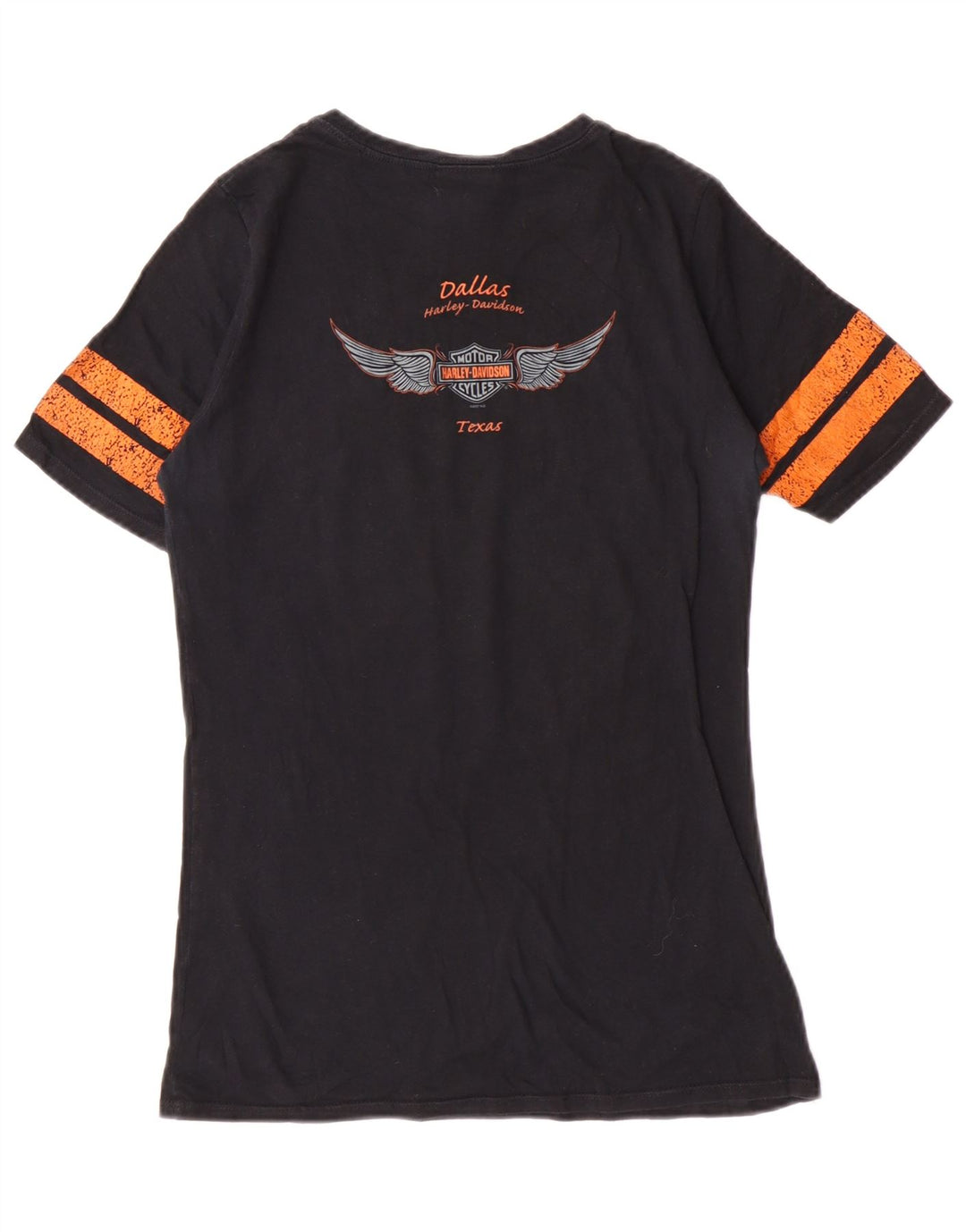 HARLEY DAVIDSON Grafik-T-Shirt für Damen, UK 12, mittelschwarz, Baumwolle