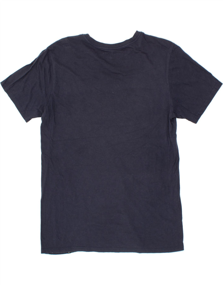 HURLEY Mens Graphic T-Shirt Top Small Navy Blue Cotton Vintage Hurley and Second-Hand Hurley from Messina Hembry 