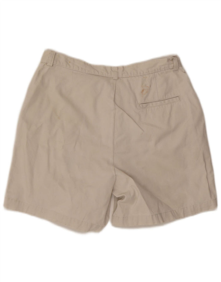 Eddie Bauer Damen Chinoshorts US 10 Large W30 Weiß