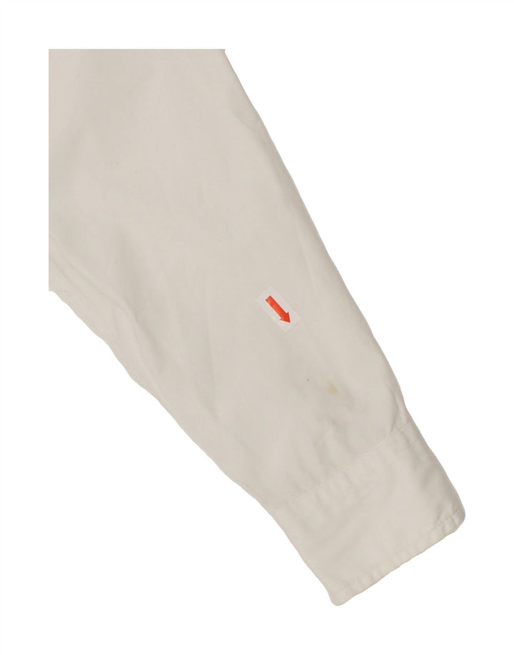 NORTH SAILS Boys Sailmaking Graphic Shirt 5-6 Years White Cotton Vintage North Sails and Second-Hand North Sails from Messina Hembry 